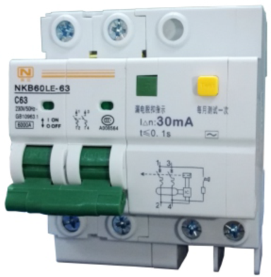 NKB60LE系列漏电断路器(电子式)